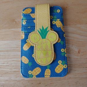 Disney Loungefly Pineapple Mickey Cardholder